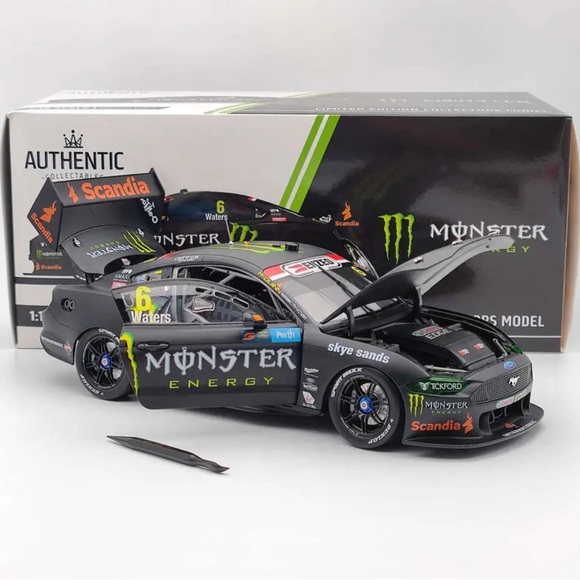 1/18 Authentic MONSTER ENERGY RACING #6 FORD MUSTANG GT 2019 CAMERON WATERS's - Picture 2 of 12